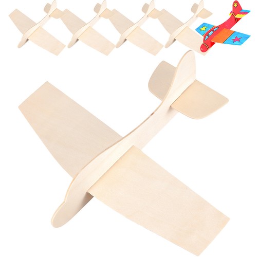 Wooden airplane models 6pcs - models,