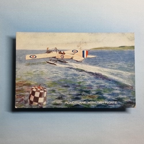 Ww1 military aircraft - ww1, postcard