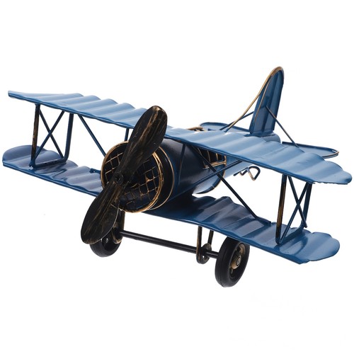 Retro style metal airplane - retro,